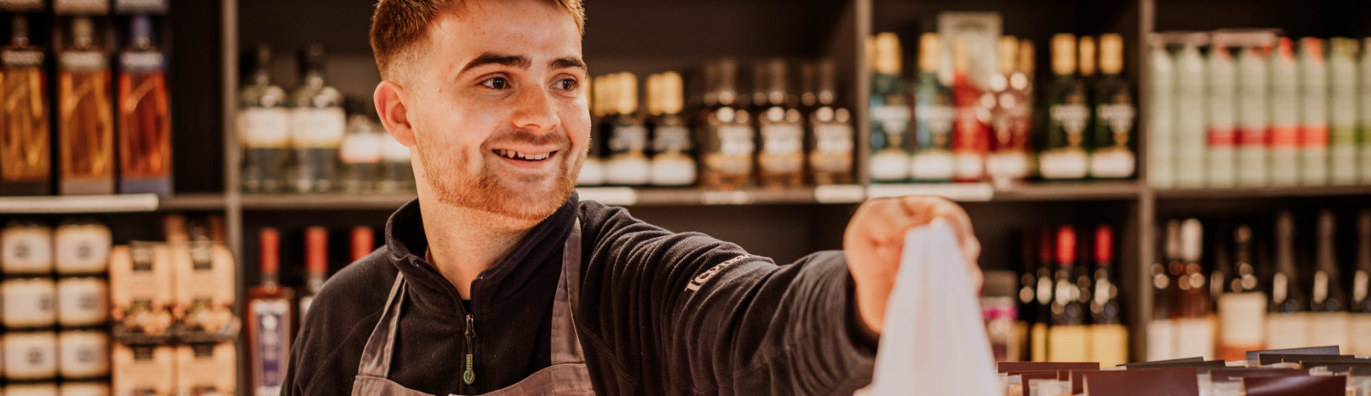 Farmshop counter