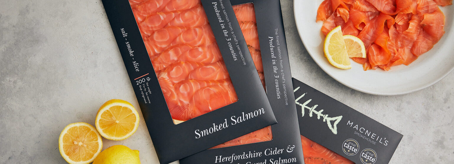 Responsibly sourced Scottish salmon